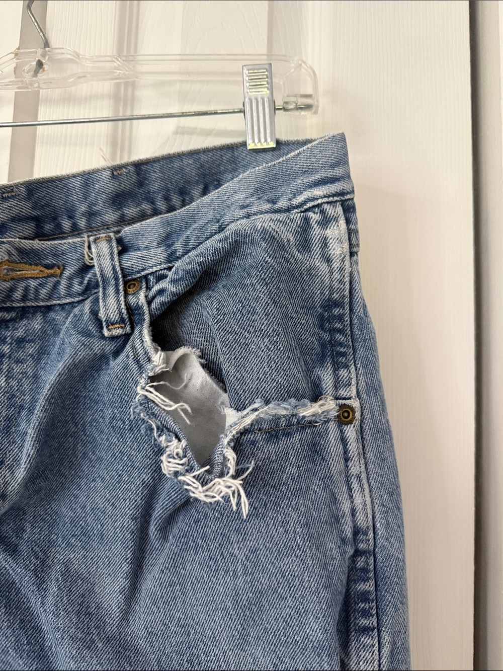 Men's Blue Jeans - Picture 4 of 5